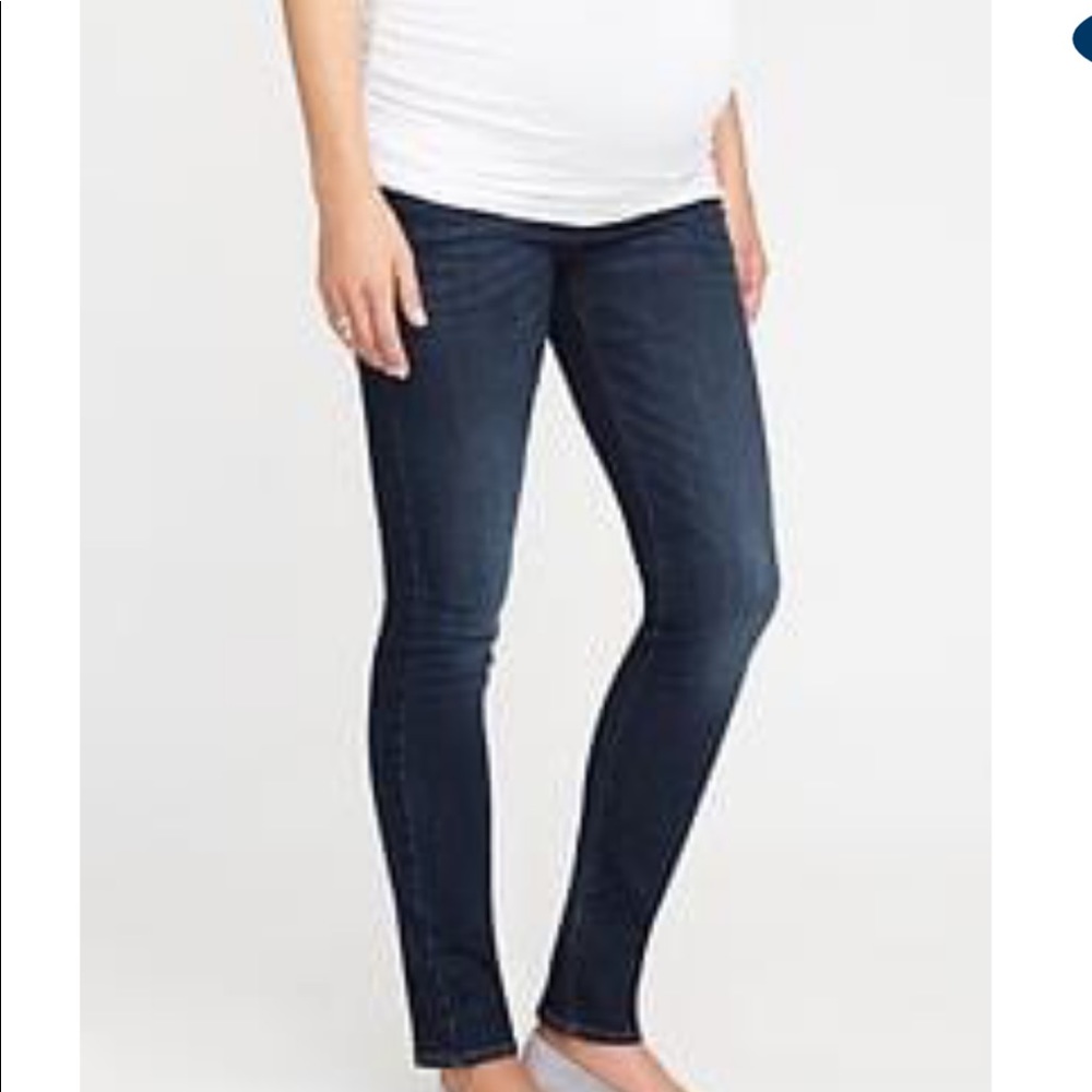 OLD NAVY maternity full panel skinny jeans -Size 1